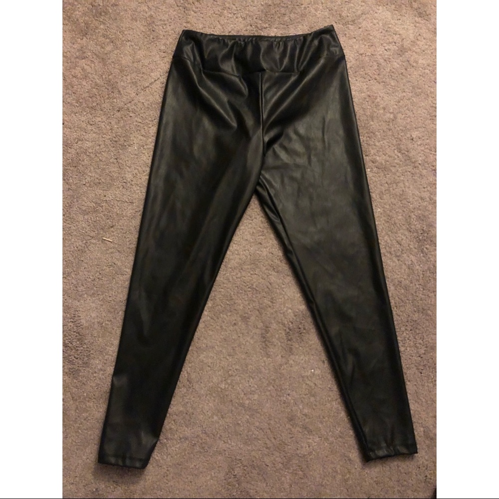 Charlotte Russe Faux Leather Leggings